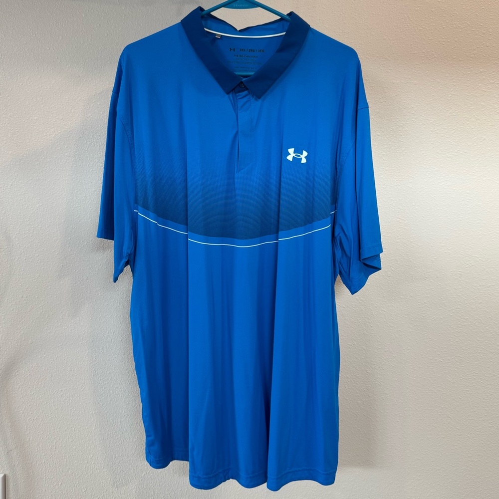 Blue Under Armour Polo - size 3XL
